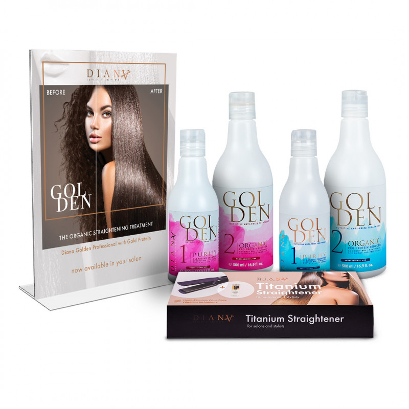 copy of GOLDEN PRO BUNDLE small-Protein Straightening-Diana Beauty