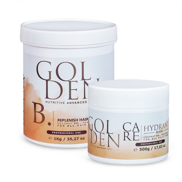 GOLDEN FRIZZ FIX
 Product size-1000g Frizz Fix + 500g Neutralizing Mask